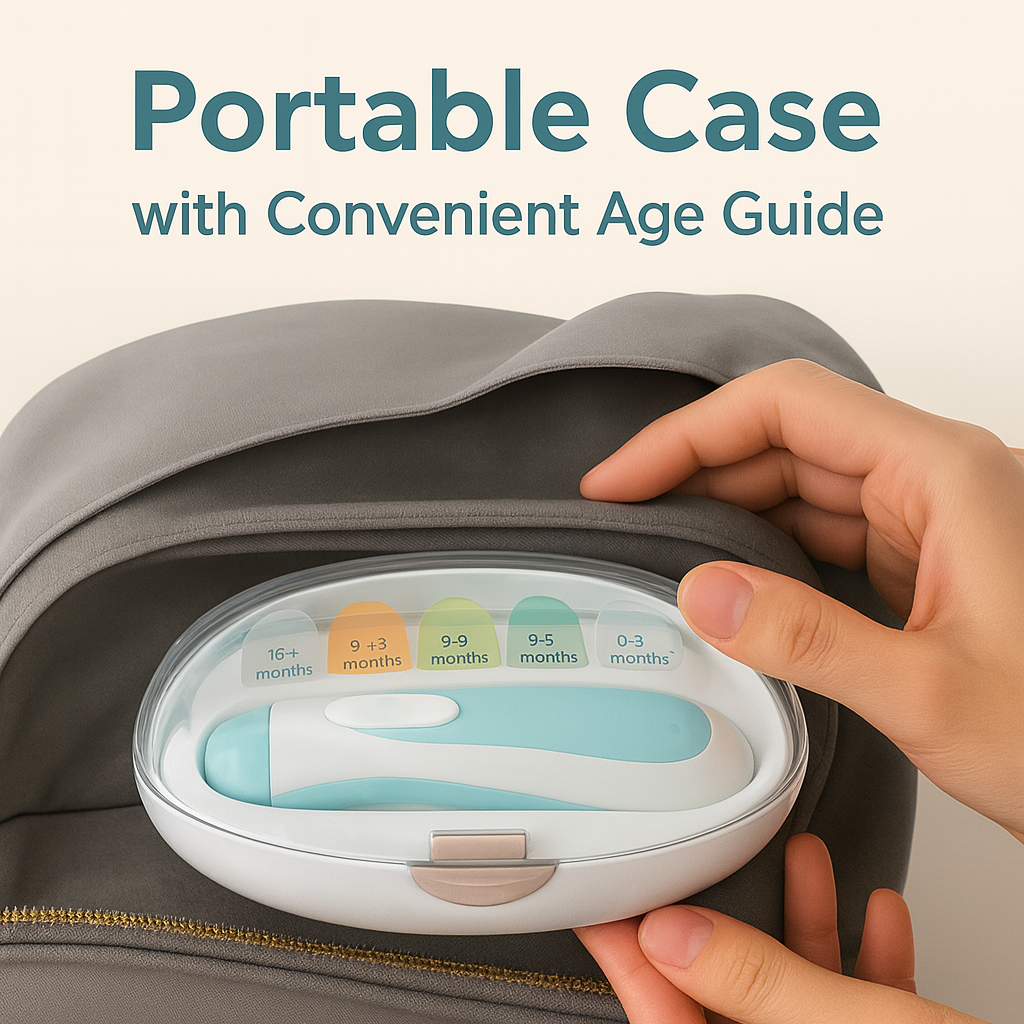 MummaCare™ — Baby Nail Trimmer with LED Light & Gentle Filing Pads